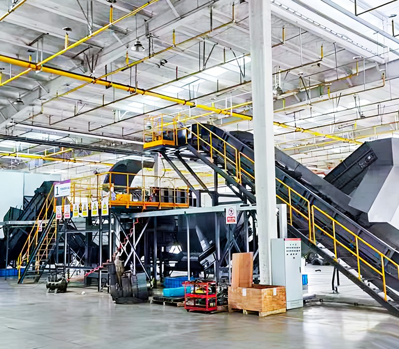 Trituratore di plastica per rifiuti industriali